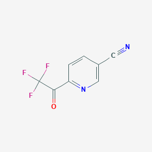 6-(2,2,2-Trifluoroacetyl)nicotinonitrile