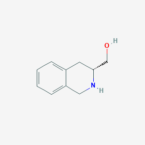 molecular formula C10H13NO B152016 (R)-(1,2,3,4-四氢异喹啉-3-基)甲醇 CAS No. 62855-02-1