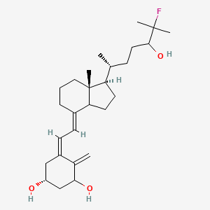 (1R,5Z)-5-[(2E)-2-[(1R,7aR)-1-[(2R)-6-fluoro-5-hydroxy-6-methylheptan-2-yl]-7a-methyl-2,3,3a,5,6,7-hexahydro-1H-inden-4-ylidene]ethylidene]-4-methylidenecyclohexane-1,3-diol