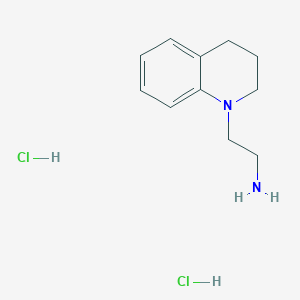 molecular formula C11H18Cl2N2 B1520168 2-(3,4-二氢喹啉-1(2H)-基)乙胺二盐酸盐 CAS No. 890713-92-5