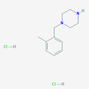 molecular formula C12H20Cl2N2 B1520171 1-(2-甲基苄基)哌嗪二盐酸盐 CAS No. 5321-51-7