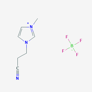 3-(2-Cyanoethyl)-1-methyl-1H-imidazol-3-ium tetrafluoroborate