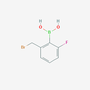 2-(Bromomethyl)-6-fluorobenzeneboronic acid