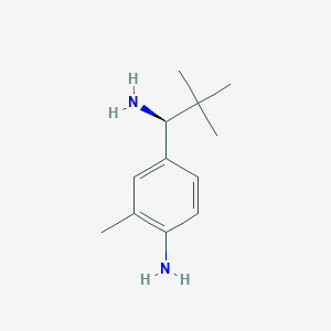 (S)-4-(1-amino-2,2-dimethylpropyl)-2-methylaniline