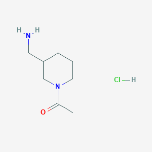 1-(3-(Aminomethyl)piperidin-1-yl)ethanone hydrochloride
