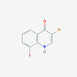 molecular formula C9H5BrFNO B1520184 3-Bromo-8-fluoro-4-hydroxyquinoline CAS No. 1065087-83-3
