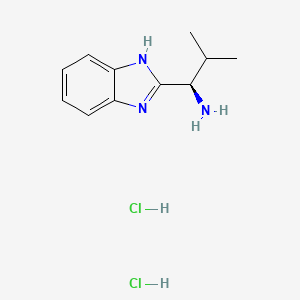 (R)-1-(1H-Benzo[d]imidazol-2-yl)-2-methylpropan-1-amine dihydrochloride