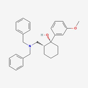 trans-2-[(N,N-Dibenzylamino)methyl]-1-(3-methoxyphenyl)cyclohexanol