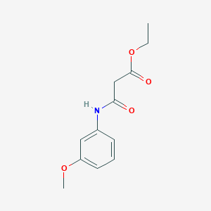 N-(3-Methoxy-phenyl)-malonamic acid ethyl ester