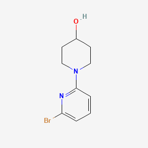 molecular formula C10H13BrN2O B1520191 1-(6-Bromopyridin-2-yl)piperidin-4-ol CAS No. 1017781-64-4
