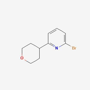 2-Bromo-6-(tetrahydro-2H-pyran-4-yl)pyridine