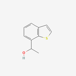 molecular formula C10H10OS B15201926 1-(Benzo[b]thiophen-7-yl)ethan-1-ol 