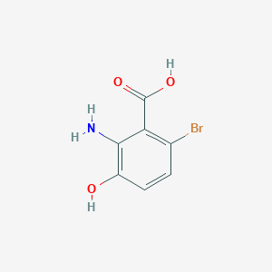 2-Amino-6-bromo-3-hydroxybenzoic acid