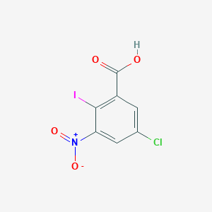 5-Chloro-2-iodo-3-nitrobenzoic acid