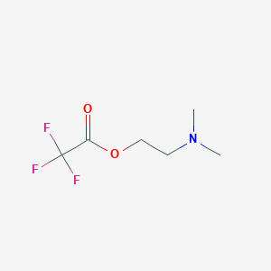 molecular formula C6H10F3NO2 B15201988 2-(Dimethylamino)ethyl 2,2,2-trifluoroacetate 