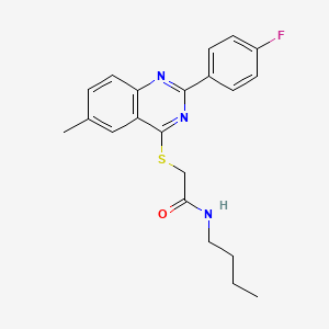 N-Butyl-2-[[2-(4-Fluorophenyl)-6-Methyl-4-Quinazolinyl]Thio]-Acetamide