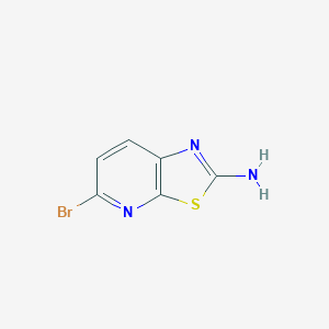 molecular formula C6H4BrN3S B1520208 5-Bromthiazolo[5,4-b]pyridin-2-amin CAS No. 934266-82-7