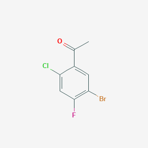 1-(5-Bromo-2-chloro-4-fluorophenyl)ethan-1-one