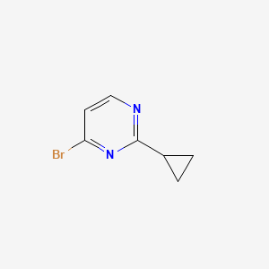 molecular formula C7H7BrN2 B1520209 4-Brom-2-Cyclopropylpyrimidin CAS No. 1086381-83-0