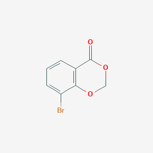 molecular formula C8H5BrO3 B15202104 8-Bromo-4H-benzo[d][1,3]dioxin-4-one 