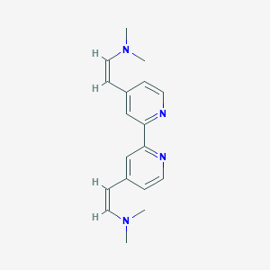 (1Z,1'Z)-2,2'-([2,2'-Bipyridine]-4,4'-diyl)bis(N,N-dimethylethen-1-amine)