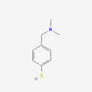 molecular formula C9H13NS B15202138 4-((Dimethylamino)methyl)benzenethiol 