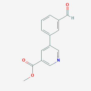 Methyl 5-(3-formylphenyl)nicotinate