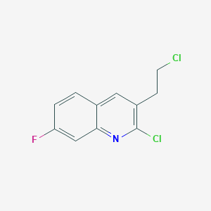 2-Chloro-3-(2-chloroethyl)-7-fluoroquinoline