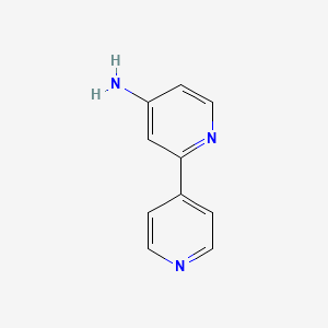 molecular formula C10H9N3 B1520222 [2,4'-联吡啶]-4-胺 CAS No. 1159818-79-7