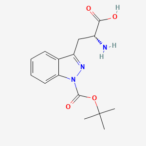 (R)-2-Amino-3-(1-(tert-butoxycarbonyl)-1H-indazol-3-yl)propanoic acid