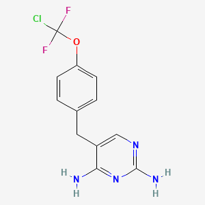 Pyrimidine, 5-(p-(chlorodifluoromethoxy)benzyl)-2,4-diamino-