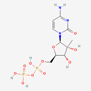 molecular formula C10H17N3O11P2 B15202268 2'-C-Methylcytidine 5'-(trihydrogen diphosphate) 