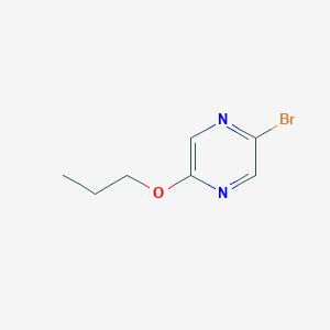 molecular formula C7H9BrN2O B1520229 2-Bromo-5-propoxypyrazine CAS No. 959238-40-5