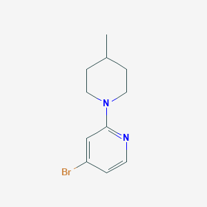 4-Bromo-2-(4-methylpiperidin-1-yl)pyridine