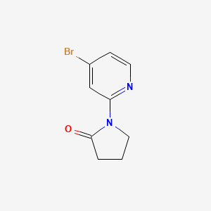 molecular formula C9H9BrN2O B1520234 1-(4-Bromopyridin-2-yl)pyrrolidin-2-one CAS No. 1142194-39-5