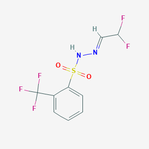 N'-(2,2-Difluoroethylidene)-2-(trifluoromethyl)benzenesulfonohydrazide