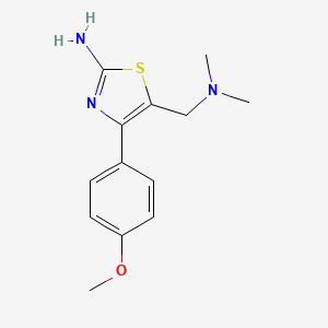 5-((Dimethylamino)methyl)-4-(4-methoxyphenyl)-1,3-thiazol-2-amine