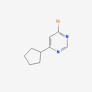 4-Bromo-6-cyclopentylpyrimidine