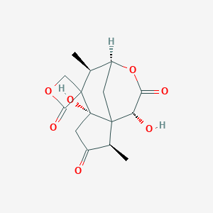 molecular formula C15H18O7 B152024 2-氧代-6-去羟基新茴香醚 CAS No. 128129-58-8
