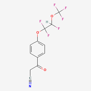 4-[1,1,2-Trifluoro-2-(trifluoromethoxy)ethoxy]benzoylacetonitrile