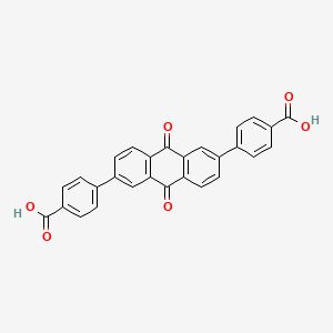 4-[6-(4-carboxyphenyl)-9,10-dioxoanthracen-2-yl]benzoic acid