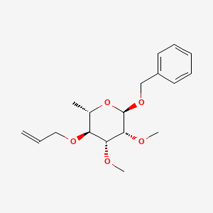 (2S,3S,4R,5R,6R)-4,5-dimethoxy-2-methyl-6-phenylmethoxy-3-prop-2-enoxyoxane