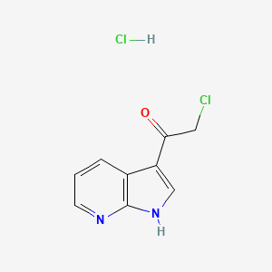 2-Chloro-1-(1H-pyrrolo[2,3-b]pyridin-3-yl)ethanone hydrochloride