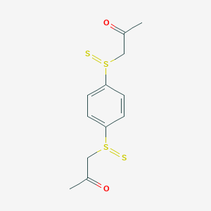 1,1'-(1,4-Phenylenebis(sulfinothioyl))bis(propan-2-one)