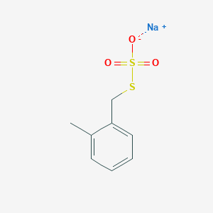 molecular formula C8H9NaO3S2 B15202476 Sodium S-(2-methylbenzyl) sulfurothioate 