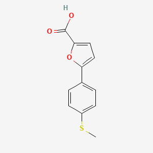 5-[4-(Methylsulfanyl)phenyl]-2-furoic acid