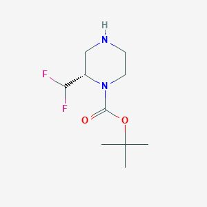 tert-Butyl (S)-2-(difluoromethyl)piperazine-1-carboxylate