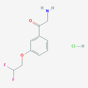 3-(2,2-Difluoroethoxy)phenacylamine hydrochloride