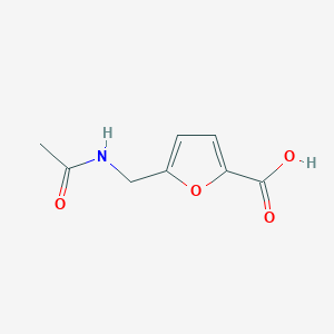 molecular formula C8H9NO4 B1520256 5-(乙酰氨基甲基)呋喃-2-羧酸 CAS No. 1216078-86-2