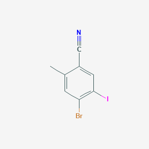 4-Bromo-5-iodo-2-methylbenzonitrile